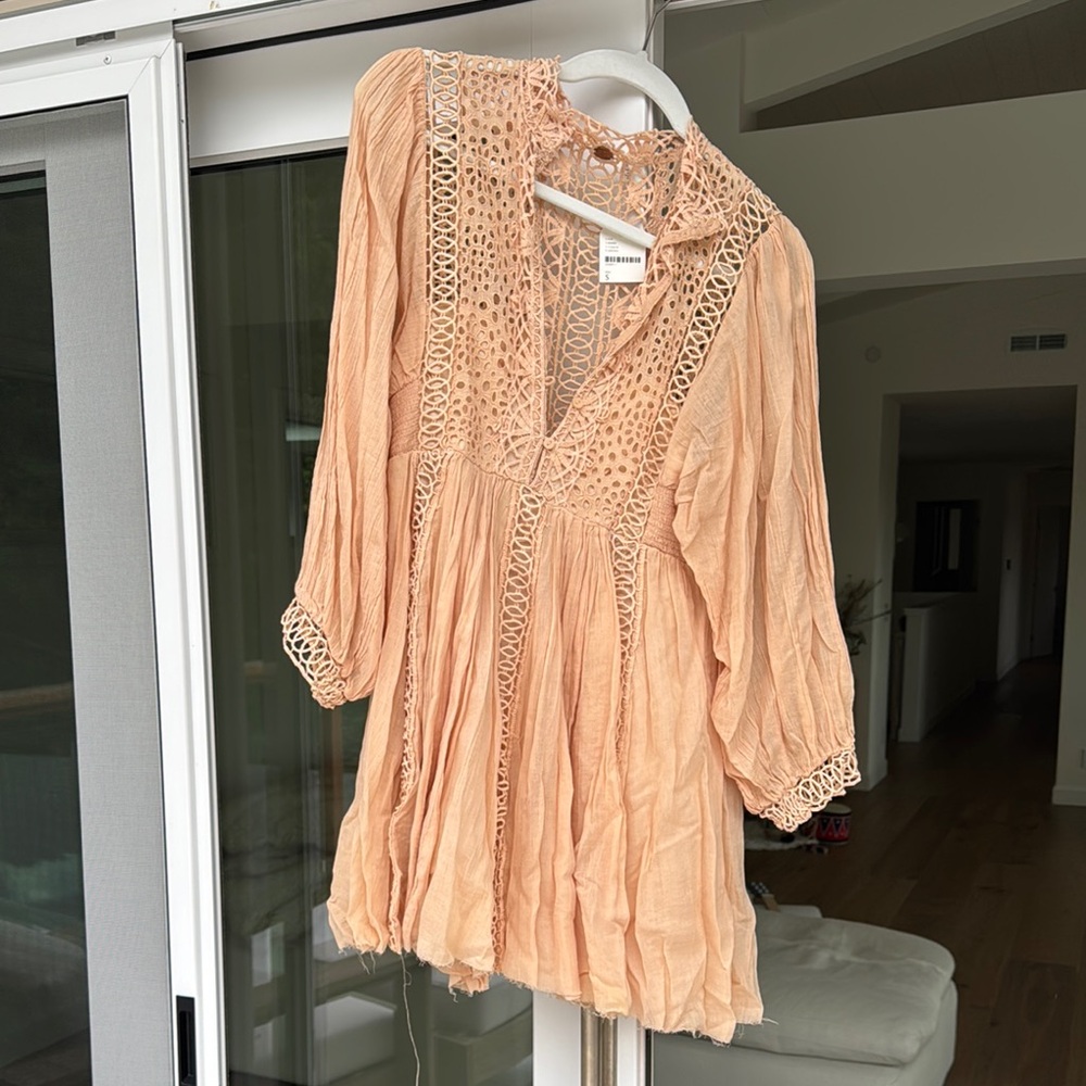 Free People crochet dress